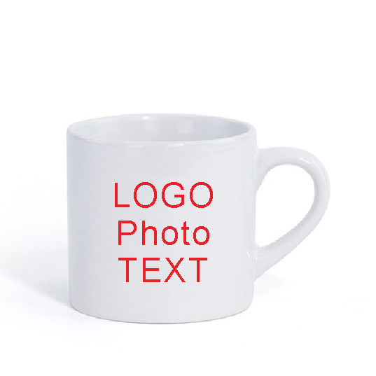 Sublimation Mug White - 175ml kleine koffiemok, DIY LOGO, foto,