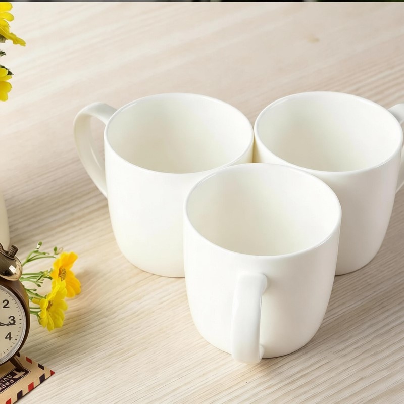 Sublimation Mug White - 300 ML, 3 stks/partij, effen wit