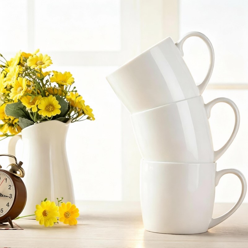 300 ML, 3 stks/partij, effen w - Sublimation Mug White recensie en prijs